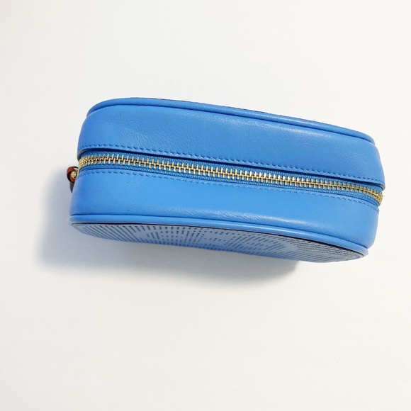 NWOT // Tory Burch Pouch/ Clutch Blue - Picture 2 of 5
